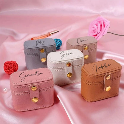 Personalized Ring Case, Mini Earrings Storage