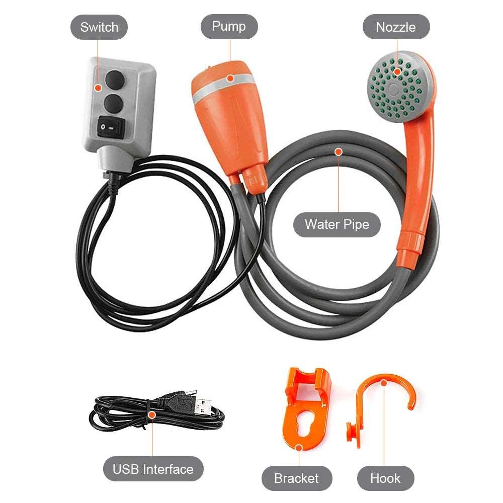 Rechargeable Portable Camping Outdoor Showers